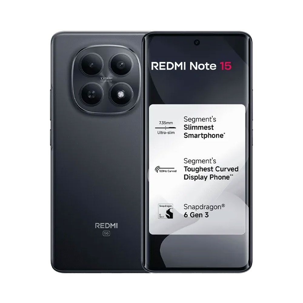 Xiaomi Redmi Note 15 - 6GB RAM - 128GB - Black