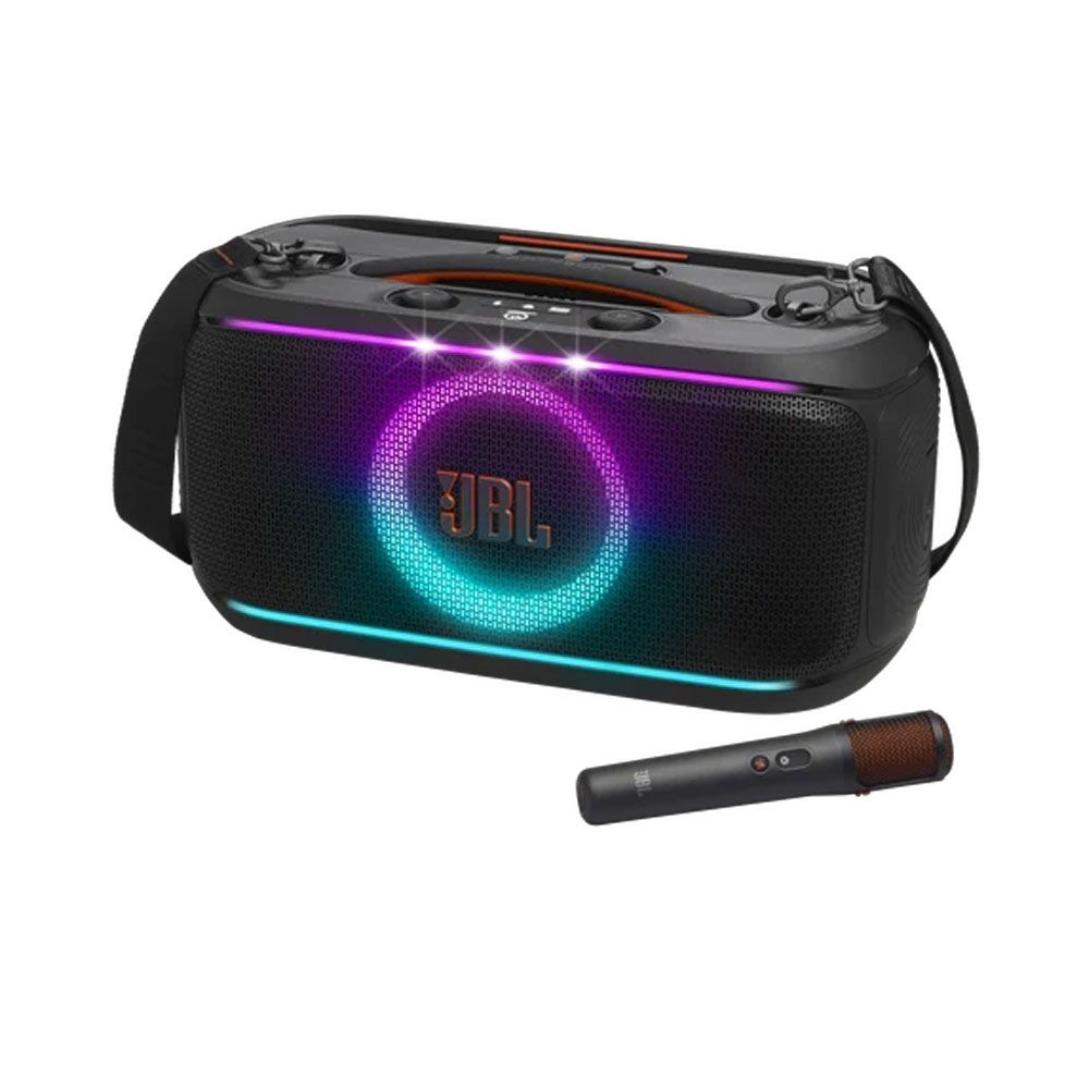 JBL PartyBox On- the-Go2 Essential Portable Speaker With Wireless Mic - Black