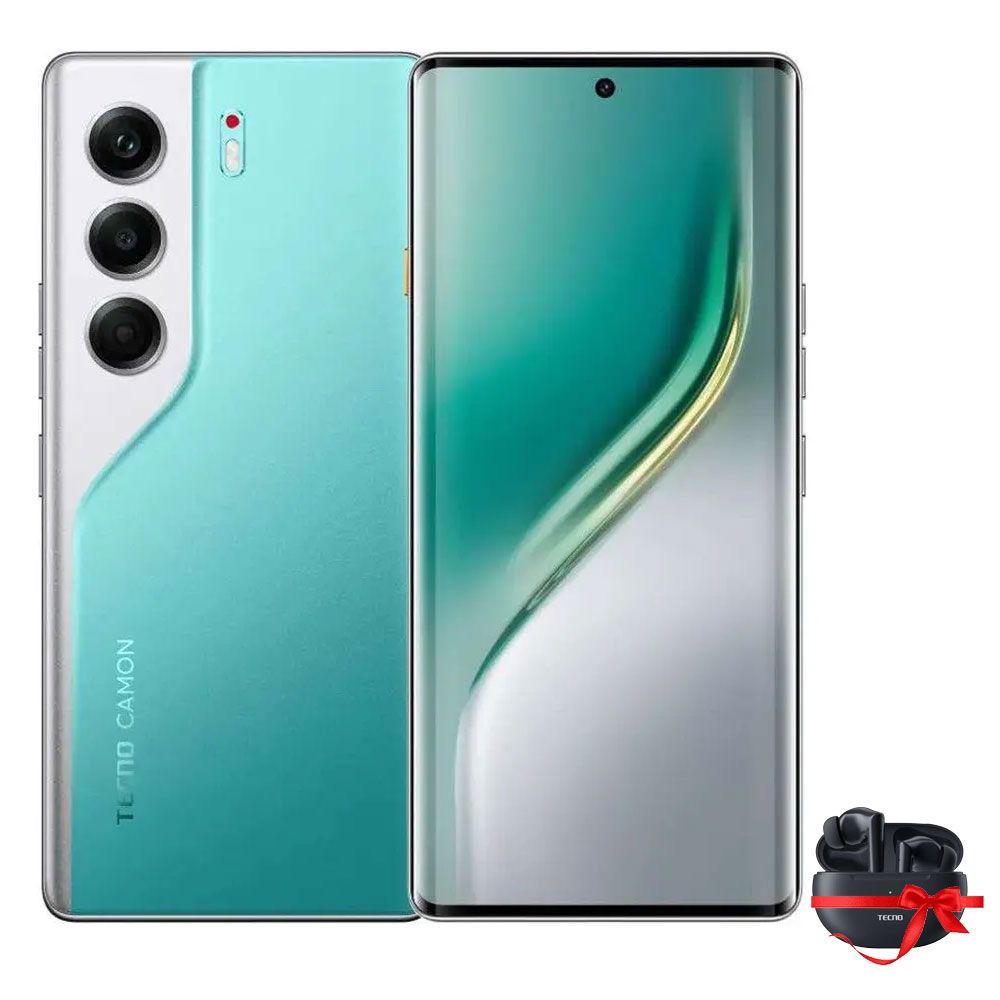 Tecno Camon 40 Pro - 12GB RAM - 256GB - Emerald Lake Green