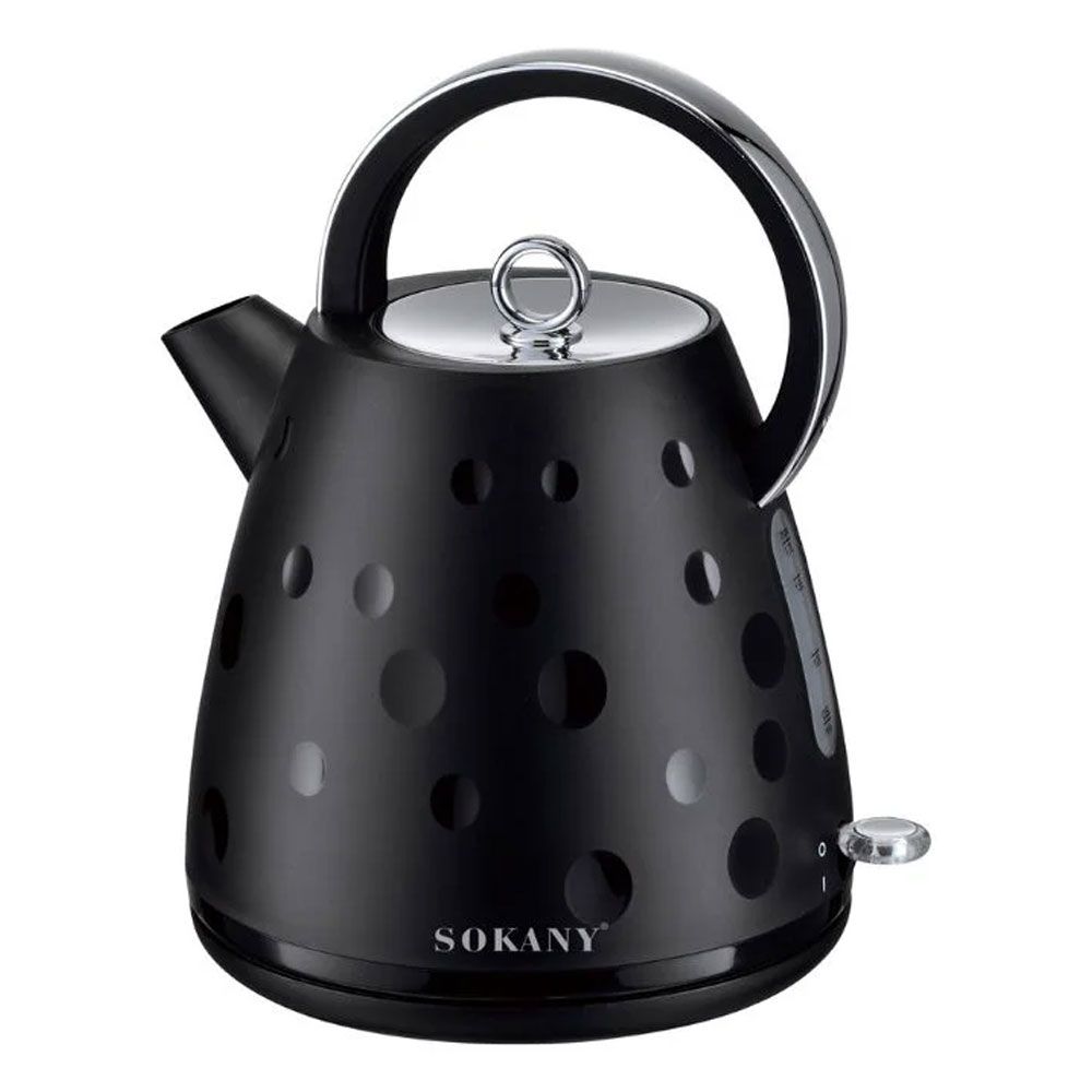 Sokany Kettle 2200 Watt - 1.7 Liter - Black - SK-1033