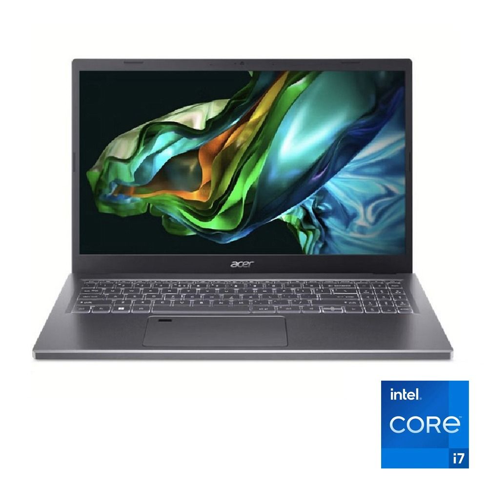 Acer Aspire 5 A15-51M-58CS Laptop - Intel® Core™ i7-13620H - 16GB - 512GB SSD - Intel® UHD Graphics - 15.6” FHD 60Hz - Iron Silver