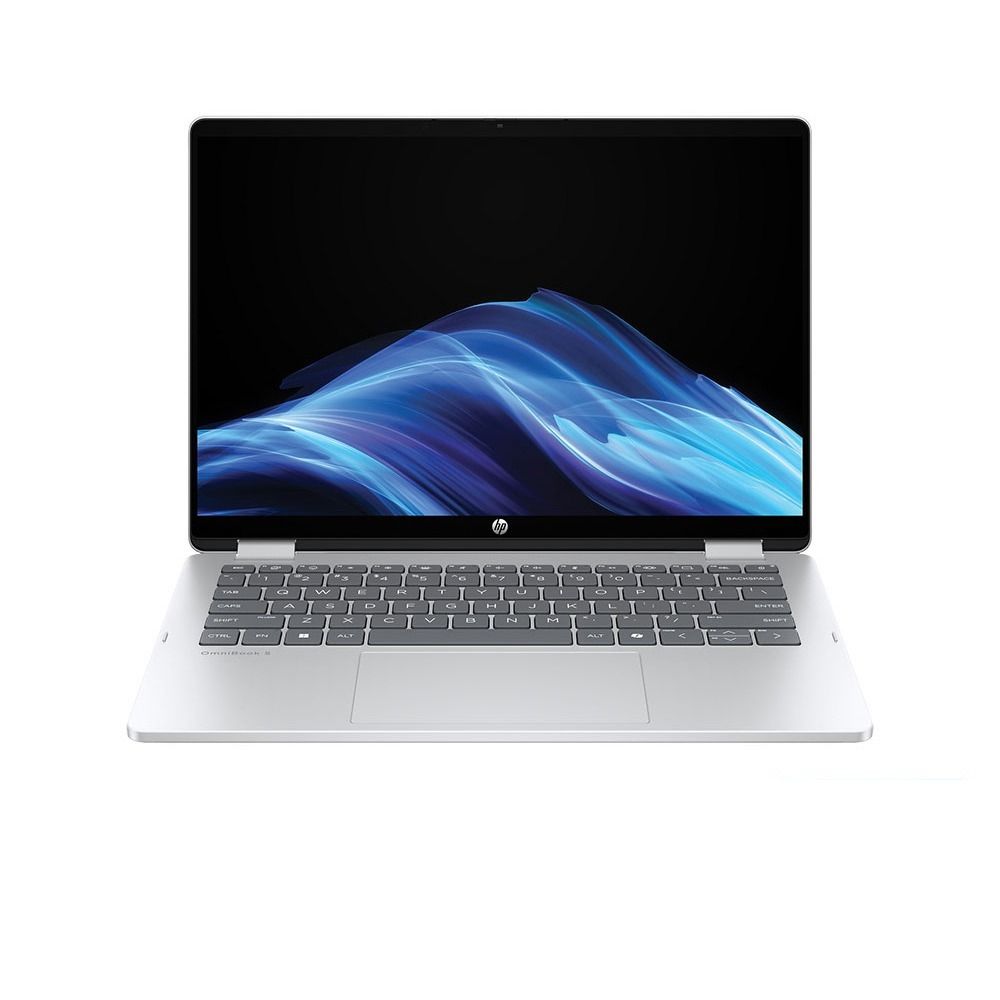 HP OmniBook 3 15-fn0001ne Laptop - AMD Ryzen™ AI 5-330 - 16GB - 512GB SSD - AMD Radeon™ 820M Graphics - 15.6 FHD - Win11 - Glacier Silver