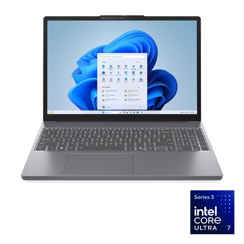 Lenovo IdeaPad Slim 3 15IPH11 Laptop - Intel® Core™ Ultra 7-355 - 16GB - 512GB SSD - Integrated Intel® Graphics - 15.3" WUXGA 60Hz - Win11 - Luna Grey