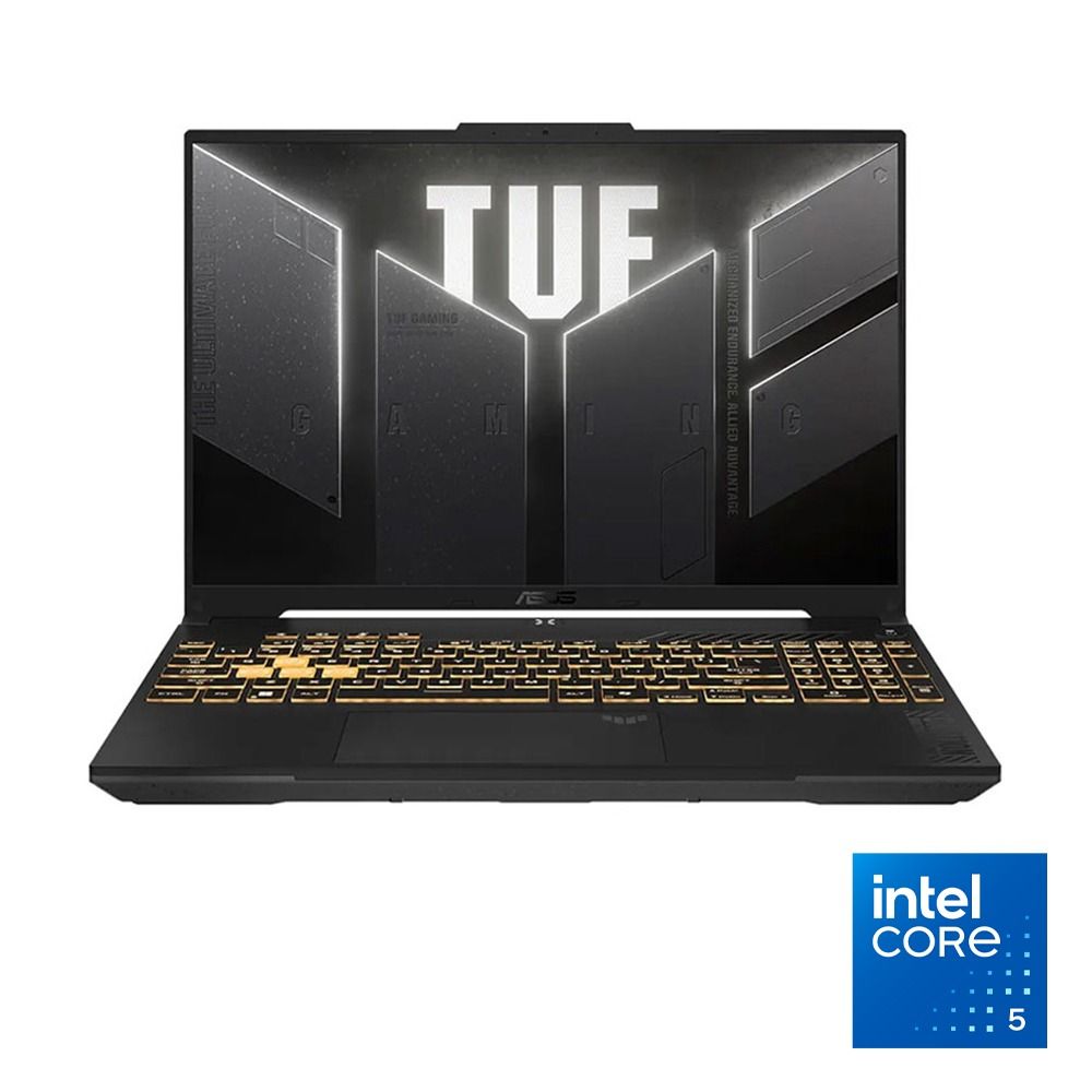 ASUS TUF Gaming F16 FX607VJB-RL165W Laptop - Intel® Core™ 5-210H - 16GB - 512GB SSD - NVIDIA® GeForce® RTX 3050 6GB - 16" FHD+ 144Hz - Win11 - Mecha Gray