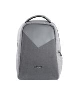L'AVVENTO (BG816) Laptop Backpack, Made by High Quality Nylon Material with L'AVVENTO Zipper Puller fits up to 15.6"- Gray