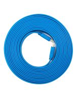 E-train (DC070) HDMI to HDMI Flat Cable - 10M - Blue