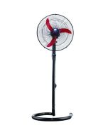 Fresh Al Shabah Stand fan 18 inch With Remote Control 3 Speed and 3 Blades - Black