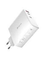 ديفيا شاحن Extreme speed series قوة 140 وات 2C+A Gan Charger EU - أبيض