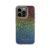 Guess IML Case with Faceted Mirror Disco Pattern for iPhone 15 Pro Max - Iridescent