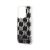 Karl Lagerfeld Liquid Glitter Case Monogram Pattern & Multicolor Glitter iPhone 14 Pro Max - Black