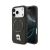 Buy Karl Lagerfeld For iPhone 17 Pro Max PU Leather Case With Karl Head Pins - Black Now from 2B.. with best price!