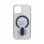 Buy Jomoo Back Cover For iPhone 13/14 With Magnetic And Stand - Transparent With Blue Now from 2B.. with best price!