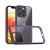 Magic Mask Q- series Back Cover For iPhone 14 Pro Max with - Purple Edge