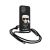 Karl Lagerfeld KLHCP13XWOSLFKBK Liquid Silicone Hard Case With Cord Ikonik For iPhone 13 Pro Max - Black