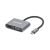 اشتري مانهتن محول من USB-C إلي HDMI/VGA محول 4 في 1 - رمادي الآن من تو بي.. بأحسن سعر!