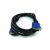 E-train (DC460) - VGA Cable 15M / 15M with Two Ring Shielded -1.5 Meter - Black