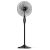 Tornado Stand Fan 16 Inch With 3 Speed and 4 Blades Without Remote Control - Black - Tsf-16w