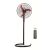 Fresh El Shabah Stand Fan 20 Inch 3 Speed, 3 Baldes With Remote Control - Black *Red