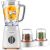 Kenwood Blender with 2 Mills - 500 Watt - 1.5 Liter - White - BLP15.360WH