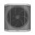 Tornado Bathroom Ventilating Fan 20 cm - Privacy Grid - Black x Grey - TVS-20BG