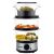 اشتري ميديا تك جهاز طهي الطعام الصحي بالبخار3 طبقات - 3 سلال، وعاء أرز*طباخ أرز - سعة 2.5 لتر- بقوة 500 وات - MTFS88 الآن من تو بي.. بأحسن سعر!
