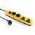 I Lock Power Strip - 2 MK + 2 Schuko Outlets - 2M - Yellow