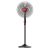 Tornado Stand Fan 18 inch Without Remote Control  4 Blades and 3 Speed - Black - TSF-18XW