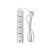 Buy E-train (PS077) Power Strip 16A with Overload Protection 4 Output Plugs + 1 USB + 1 Type-C 2.4A Charging Ports 2M - On-Off Switch Now from 2B.. with best price!