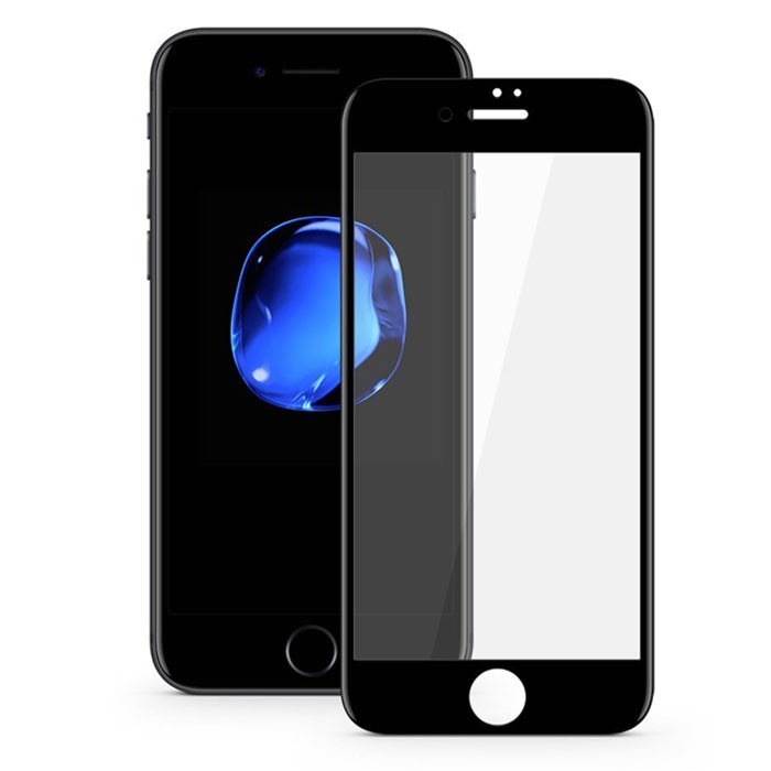 أيفون 7 واقى شاشة زجاجى 3D - حجم 4.7 بوصة - أسود | توبى مصر