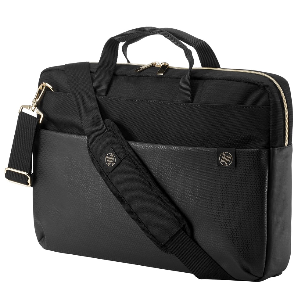 HP DUOTONE BRFCASE Bag - 15.6" - Black*Gold (4QF94AA)