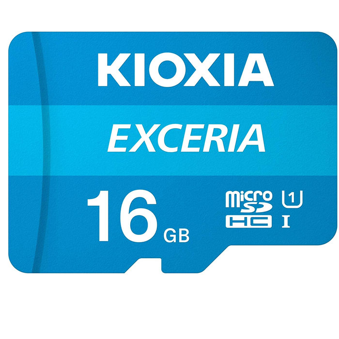 Kioxia 16GB microSD Exceria Flash Memory Card LMEX1L016GG2