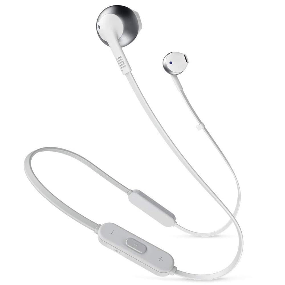 JBL T205BT Wireless In-Ear Headphones - Silver