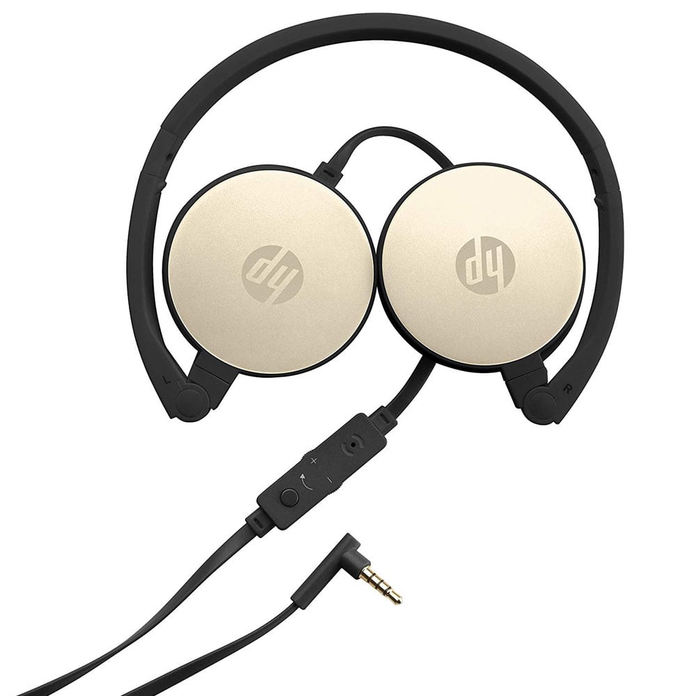 HP Stereo Headset H2800 - 2AP94AA - Black*Gold