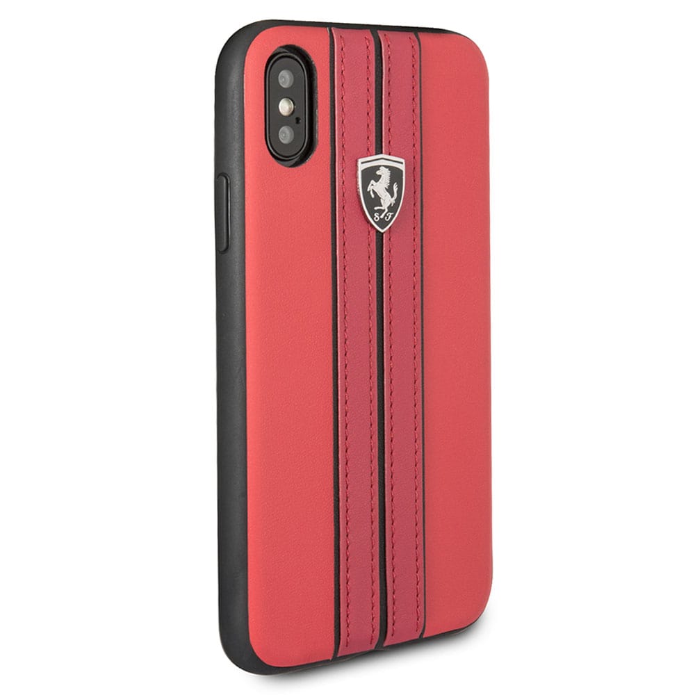 Ferrari Urban Off Track iPhone X / XS PU Leather Hard Case - Red