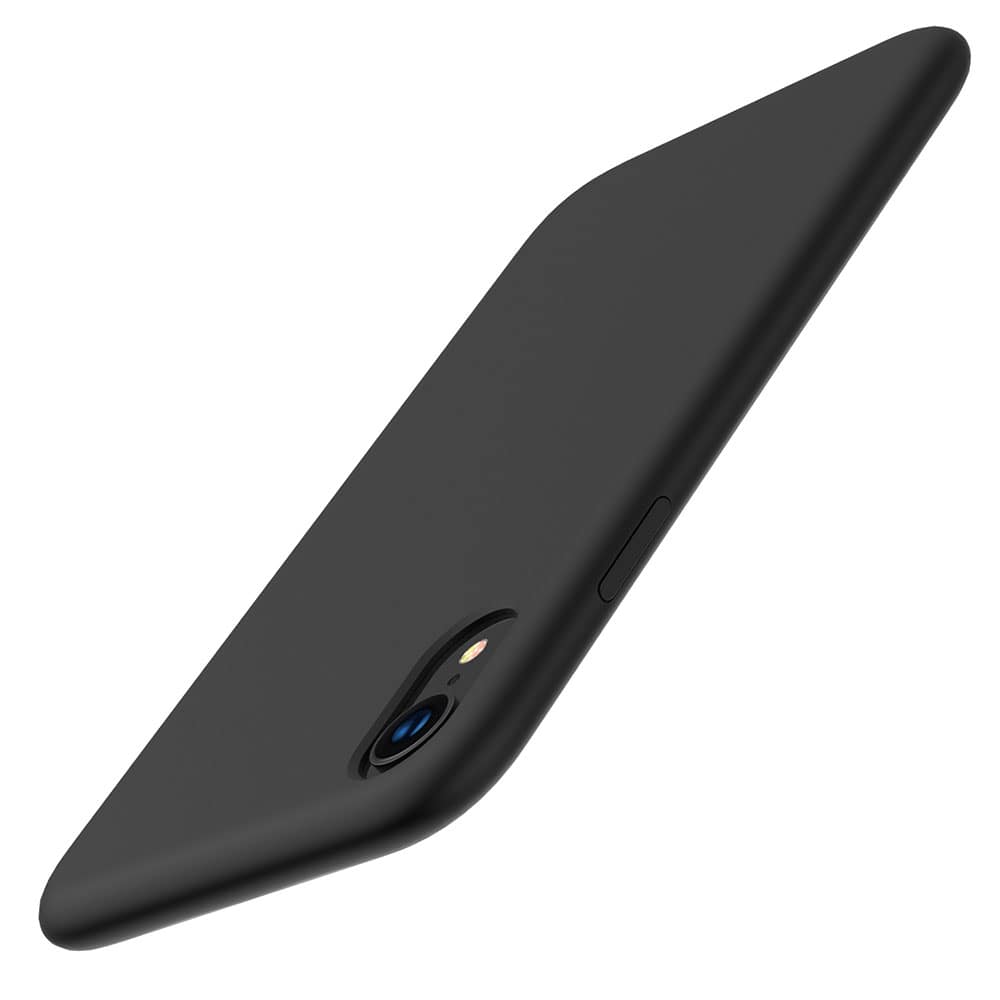 Icon-Flang iPhone XR 6.1" Silicon Back Cover Jelly Series - Black