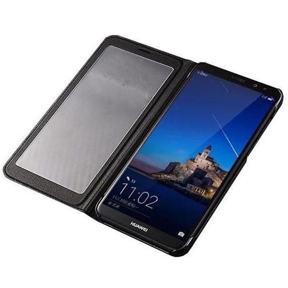 Huawei Y9 2019 Flip Leather Cover - Black