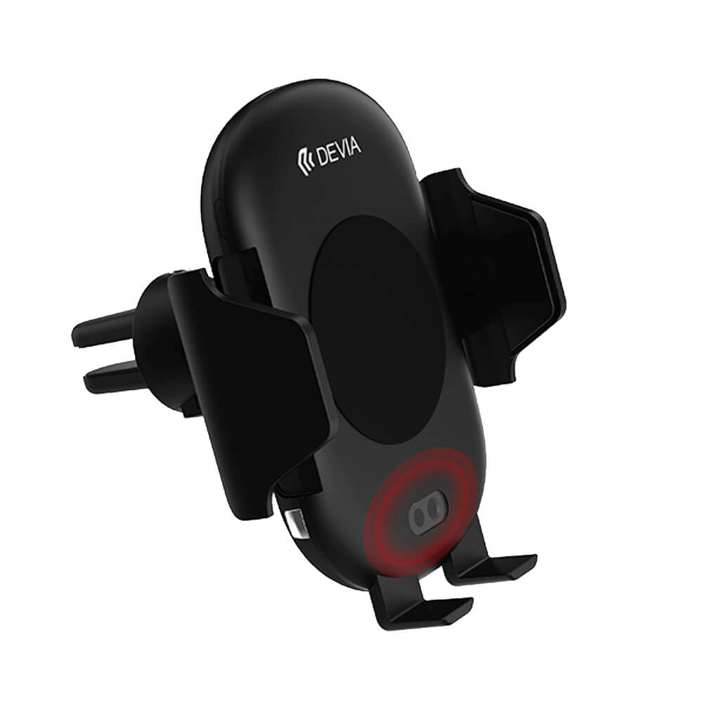 Devia - Smart Infrared Sensor - Fast Wireless Charger - Black